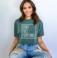Thumbnail for Spruce Disney Fixes Everything Tee