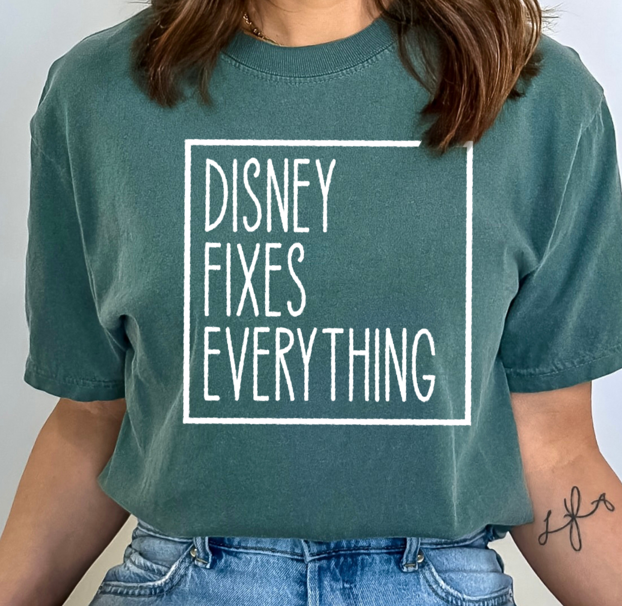 Spruce Disney Fixes Everything Tee