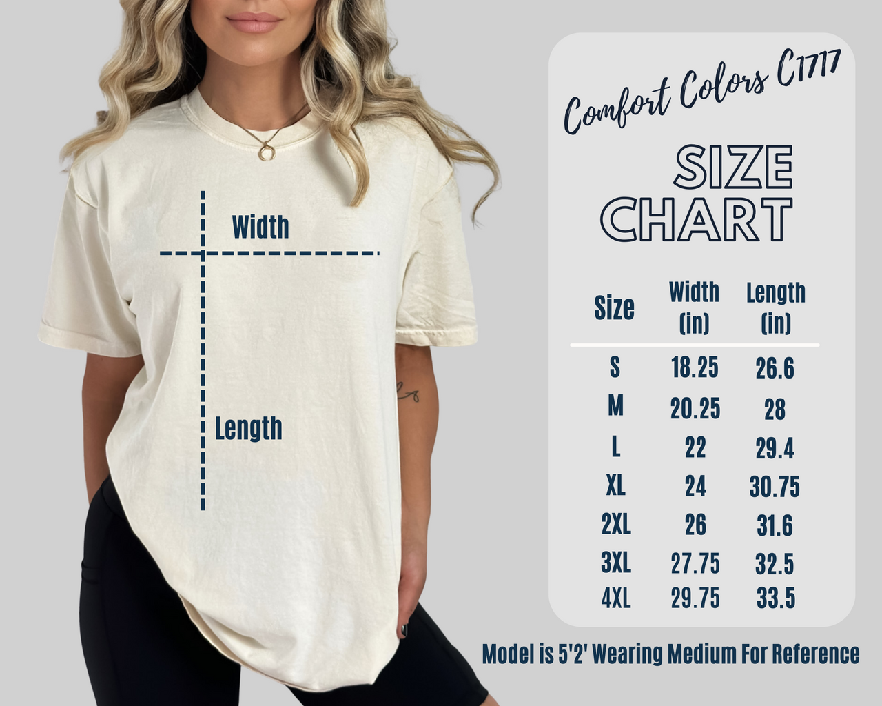 Comfort Colors 1717 Ivory Adult Heavyweight Rs T Shirt