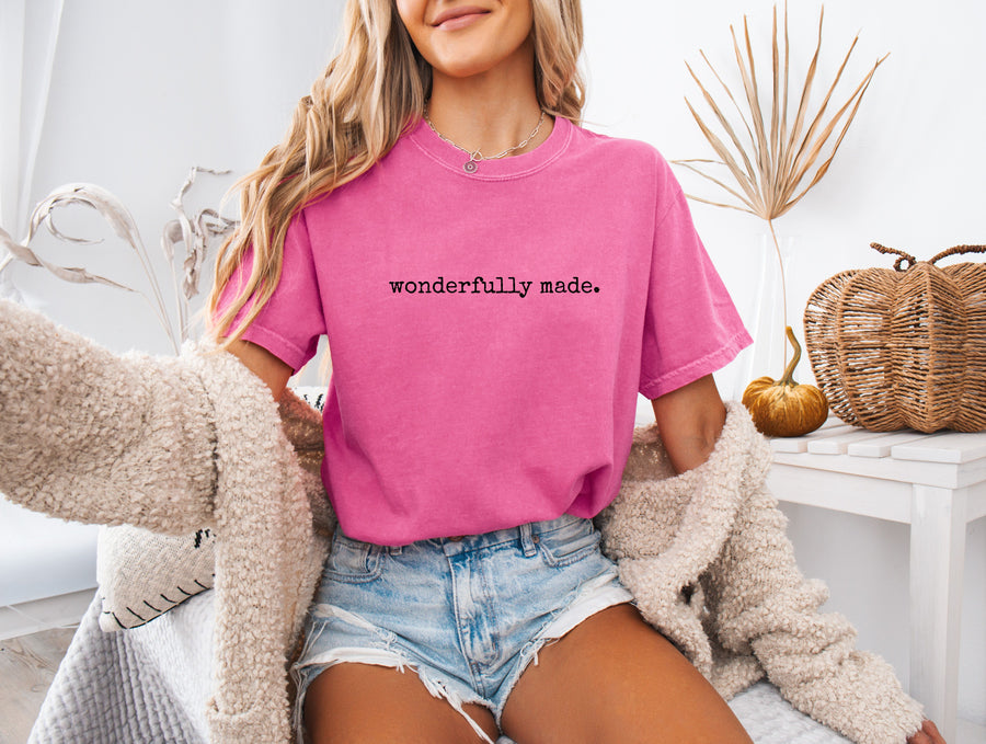 wonderfully made. short sleeve tee