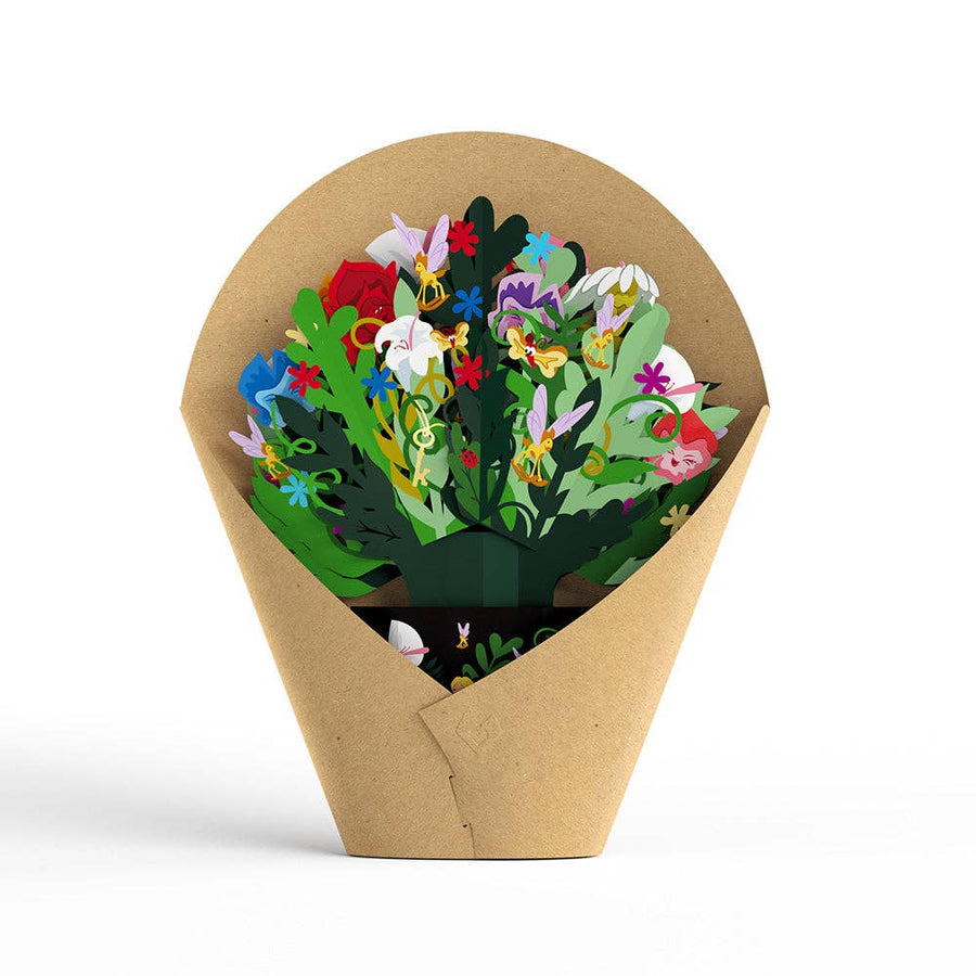 Flower Bouquet 12x8.5" Card