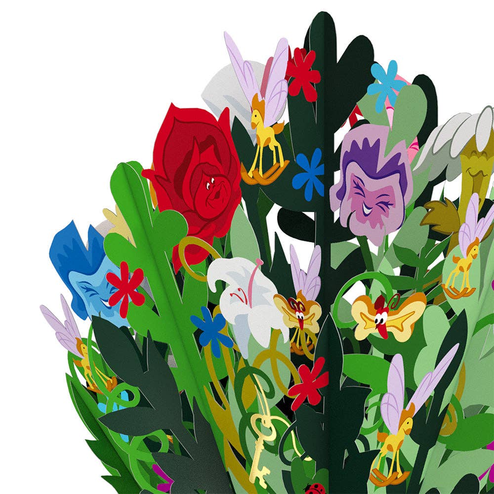 Flower Bouquet 12x8.5" Card