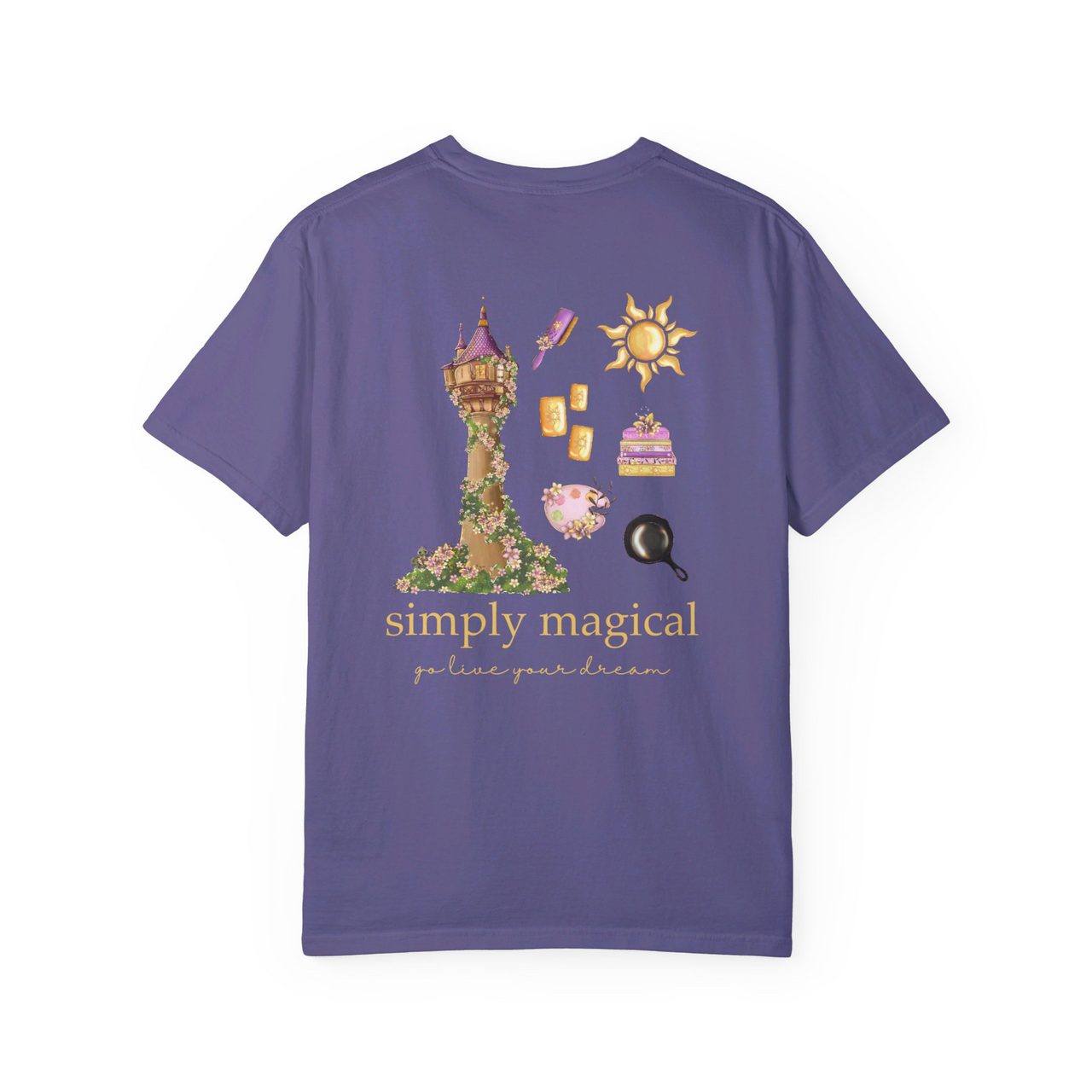 Simply Magical-Go Live Your Dream Grape Tee