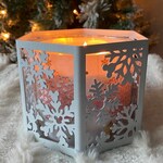 Candle Holder -White Snowflake (Pre-Order)