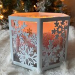 Candle Holder -White Snowflake (Pre-Order)
