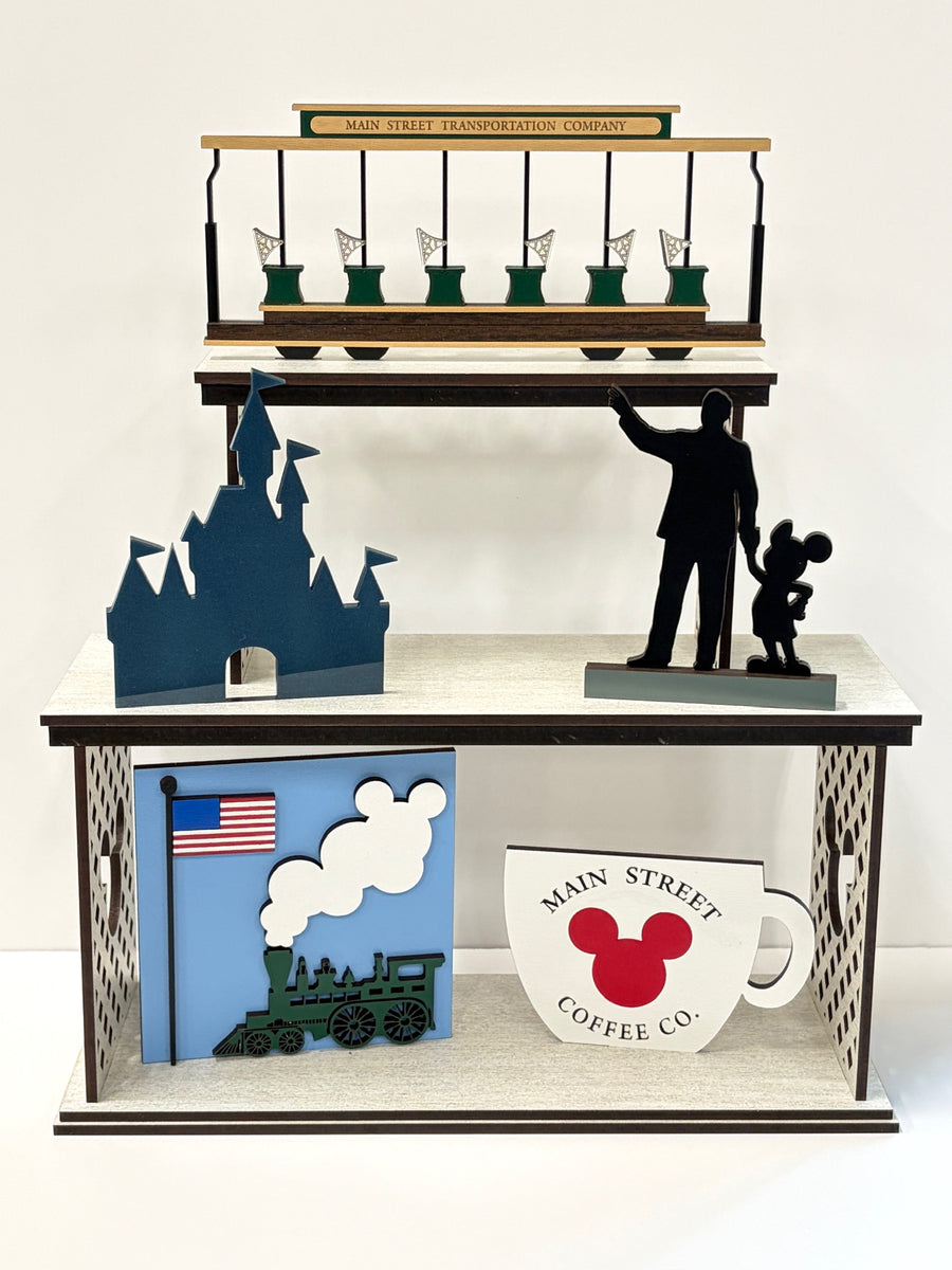 Tiered Tray Magic Kingdom Icons (Pre-Order)