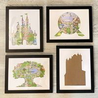 Thumbnail for Framed Park Icon Set