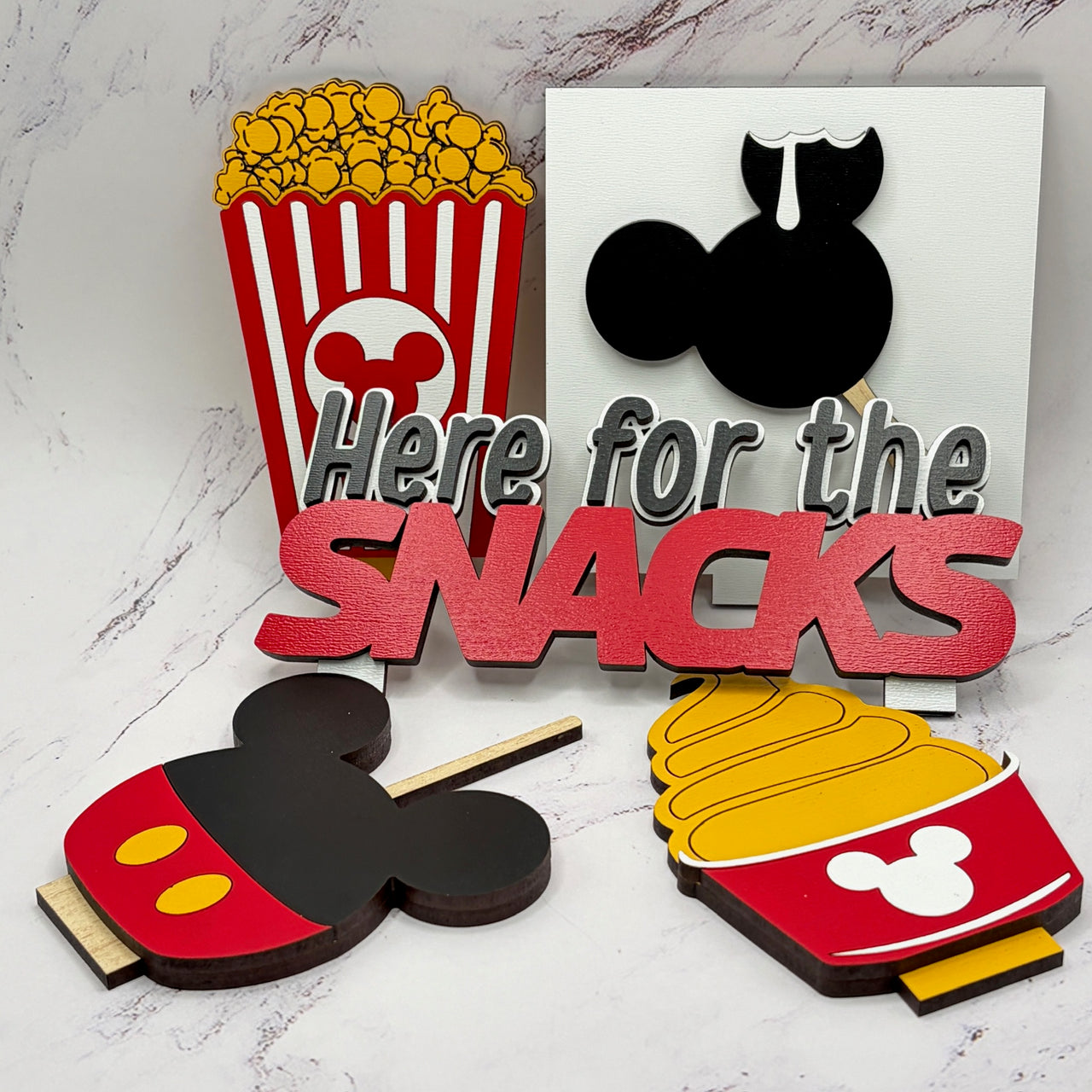 Tiered Box Set Snacks Decor (Pre-Order)