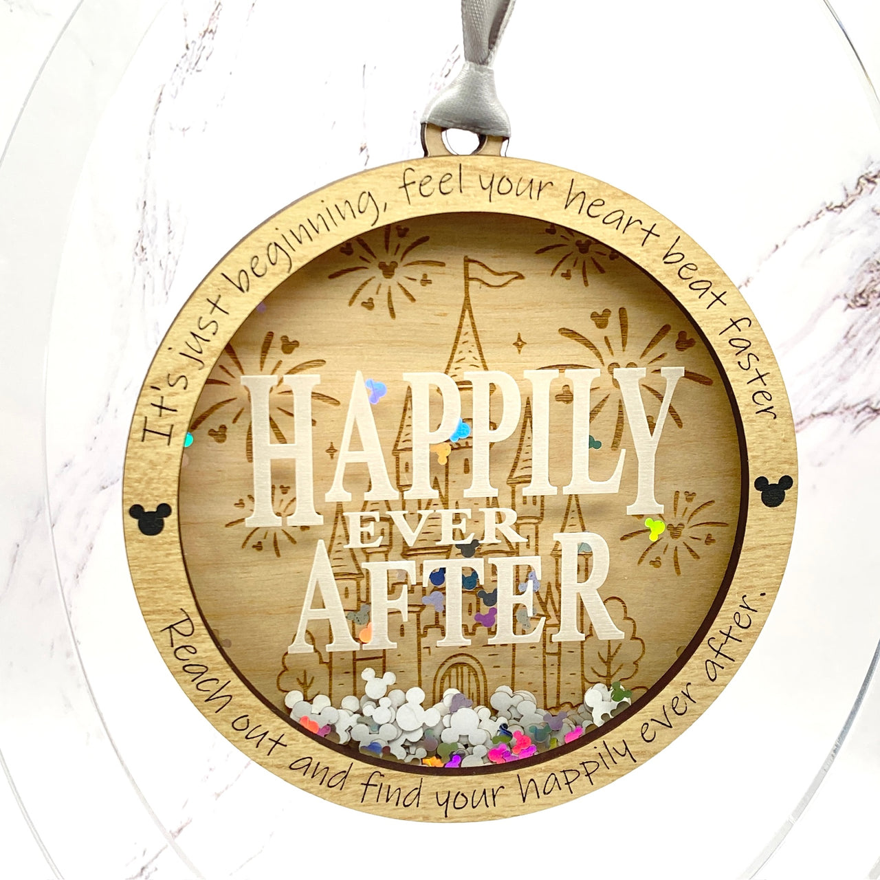 Happily Ever After Shaker Ornament (Pre-Order)