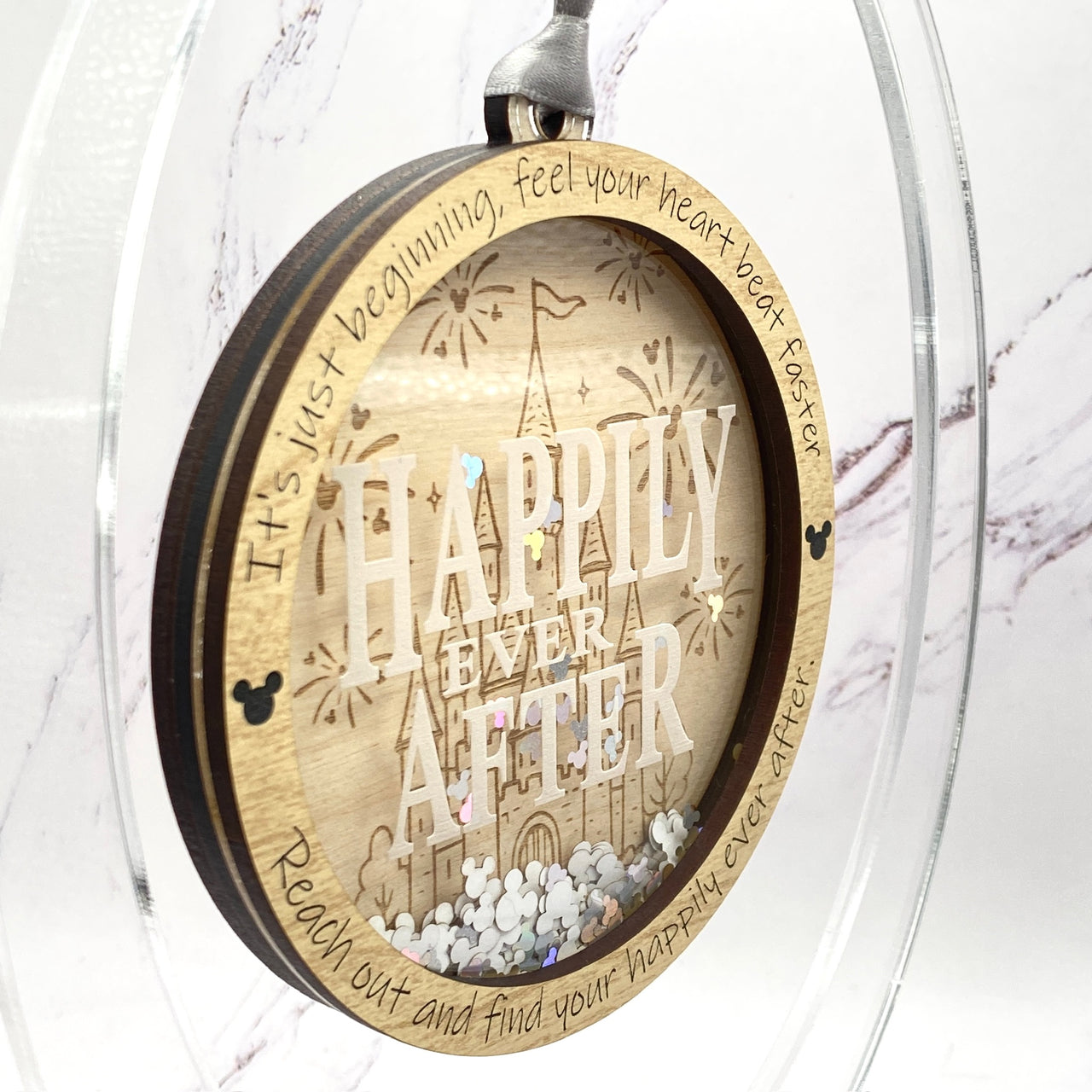 Happily Ever After Shaker Ornament (Pre-Order)