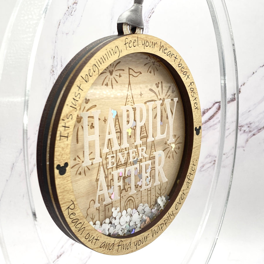 Happily Ever After Shaker Ornament (Pre-Order)