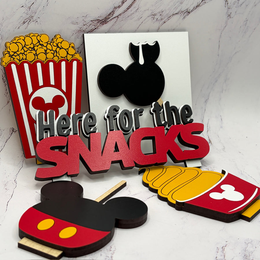 Tiered Box Set Snacks Decor (Pre-Order)
