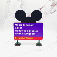 Thumbnail for Purple Highway/ Parks Ahead Wooden Sign (Pre-Order)