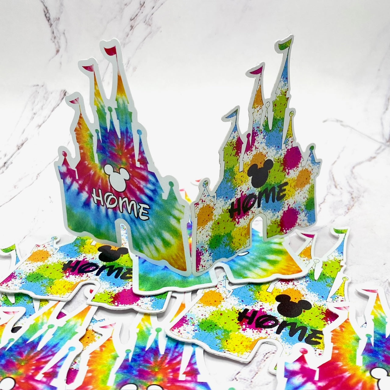 Sticker Tie Dye Duo Castle (Pre-Order)