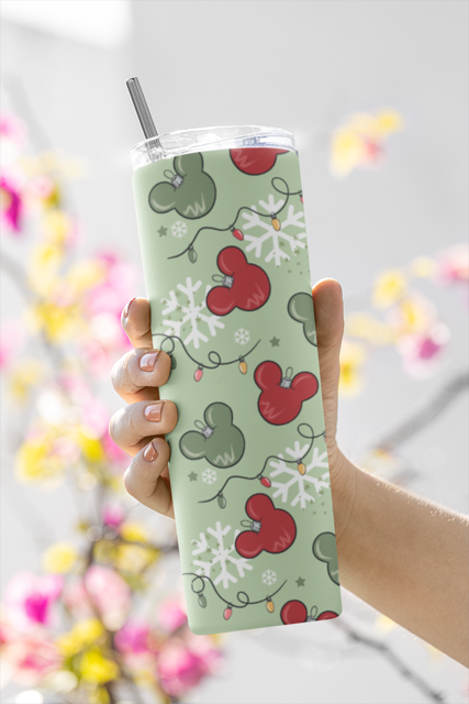 20 oz Christmas Lights Tumbler (Pre-Order)