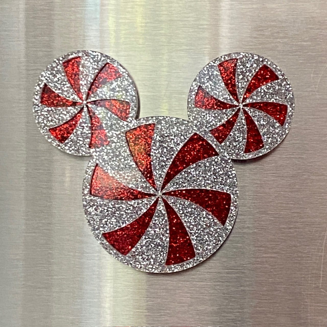 Glitter Peppermint Magnet (Pre-Order)