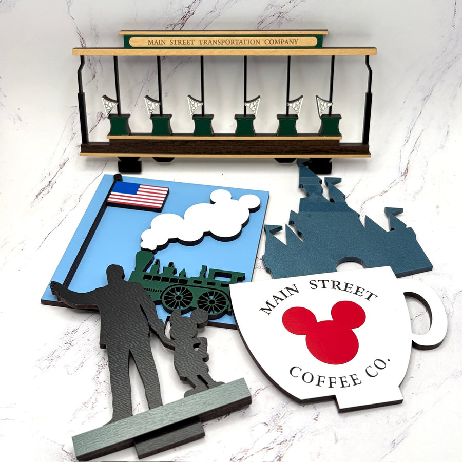 Tiered Tray Magic Kingdom Icons (Pre-Order)