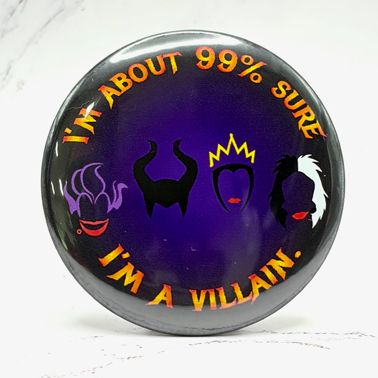 I’m a Villain Round Magnet (Pre-Order)