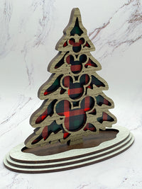 Thumbnail for Plaid Christmas Tree Sitter Decor (Pre-Order)