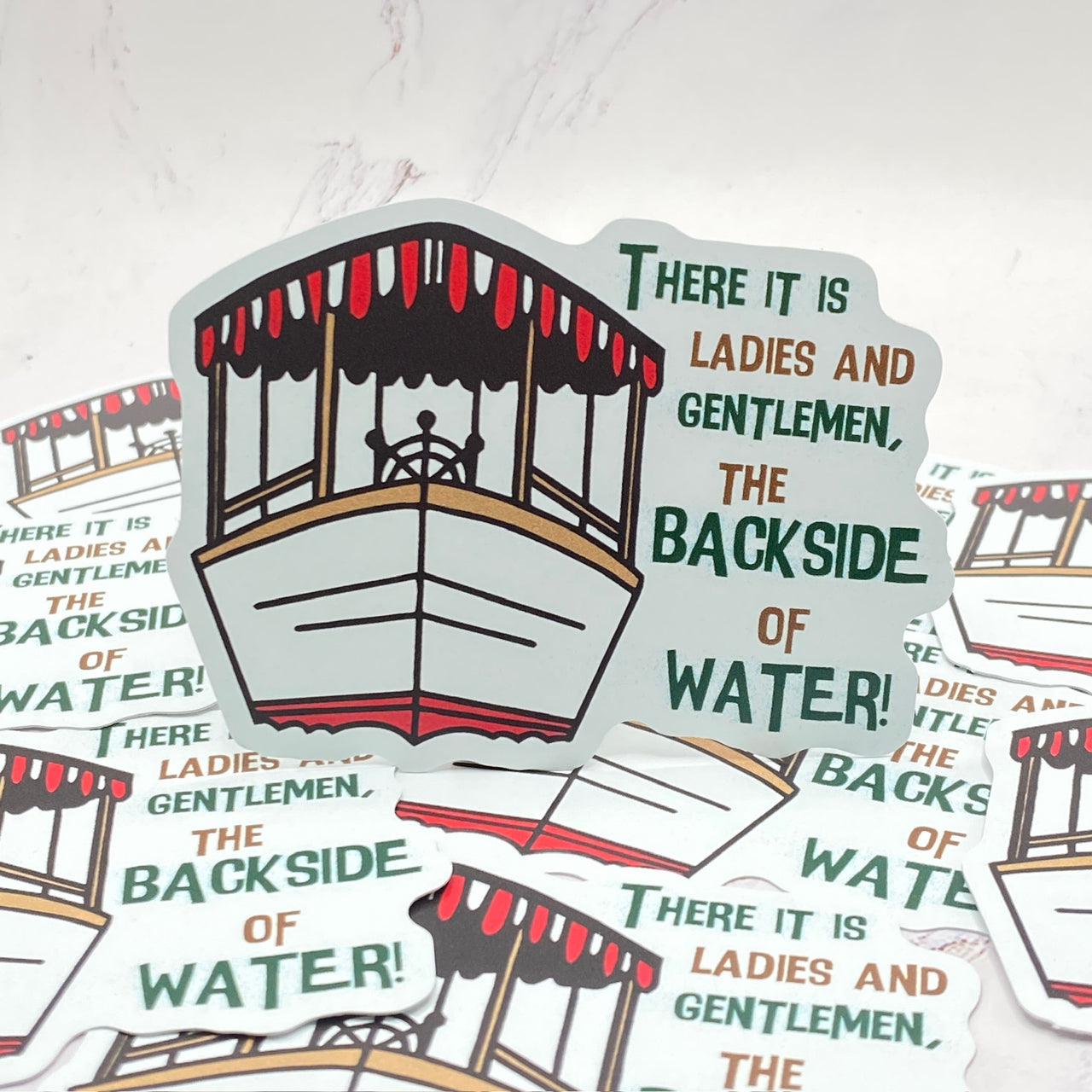 Sticker- Backside of Water