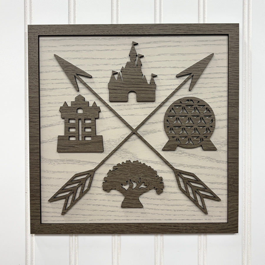 Four Icons  Sign (Pre-Order)