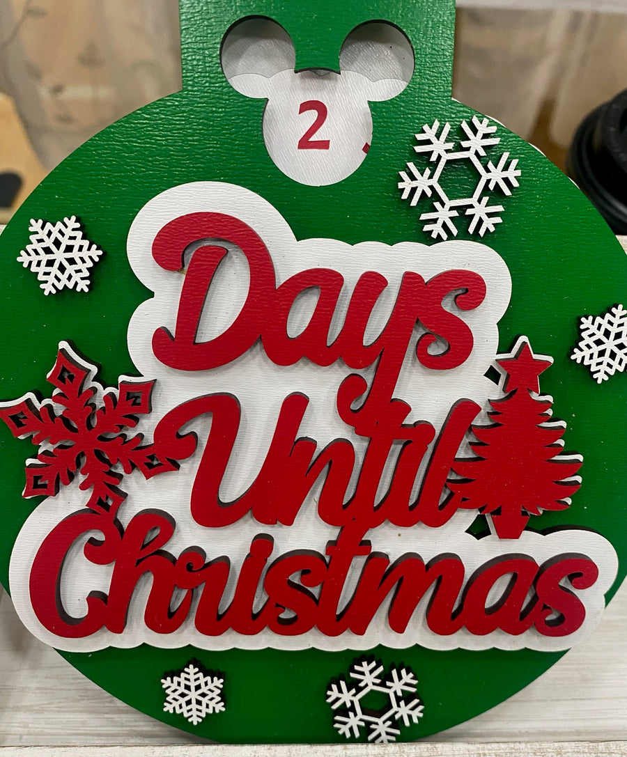 Christmas Countdown Sign (Pre-Order)