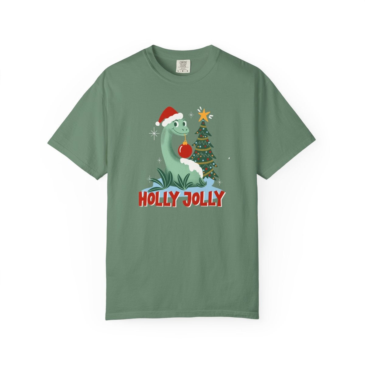 Light Green Holly Jolly Tee