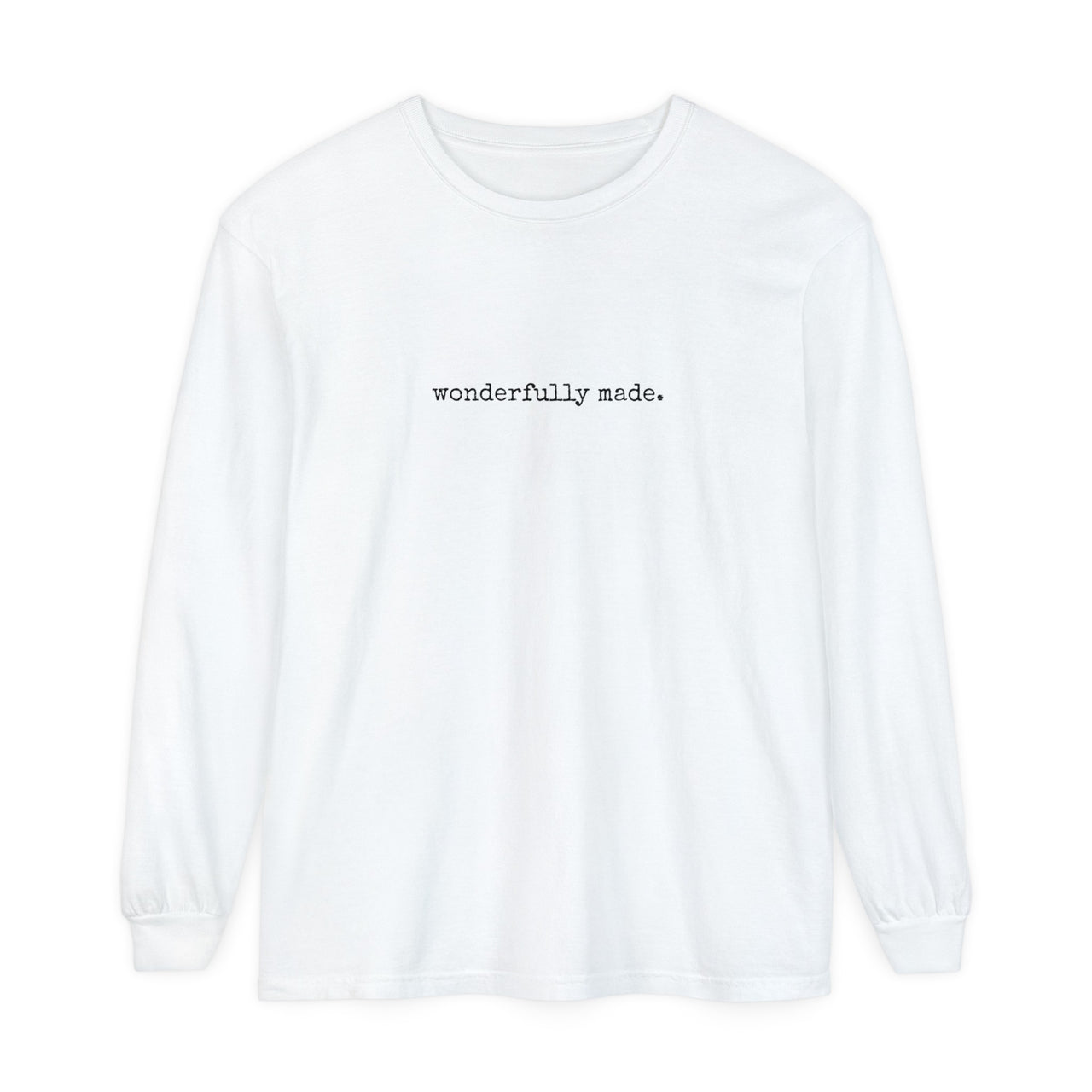 Long Sleeve Tee - Wonderfully Made