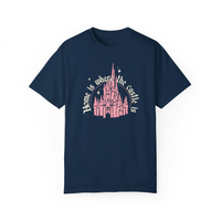 Thumbnail for True Navy Home Is Where The Castle Is Tee