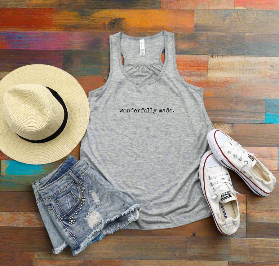Women's Flowy Racerback Tank - wonderfully made.