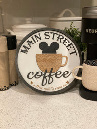 Thumbnail for Main Street Coffee Sign