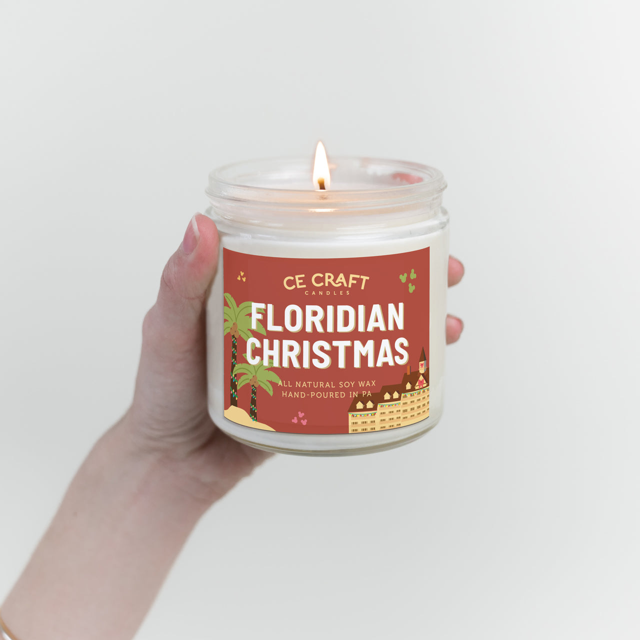 16 oz. Floridian Christmas Candle (Pre-Order)