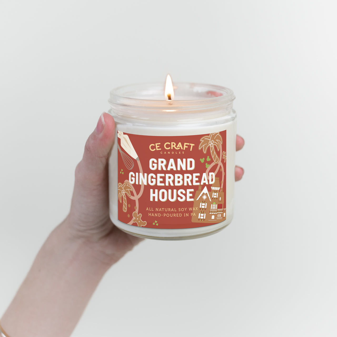 16 oz. Grand Gingerbread House Candle
