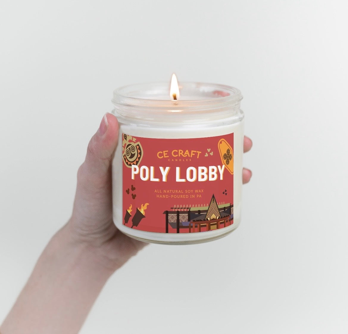 Candle 16 oz- Poly Lobby
