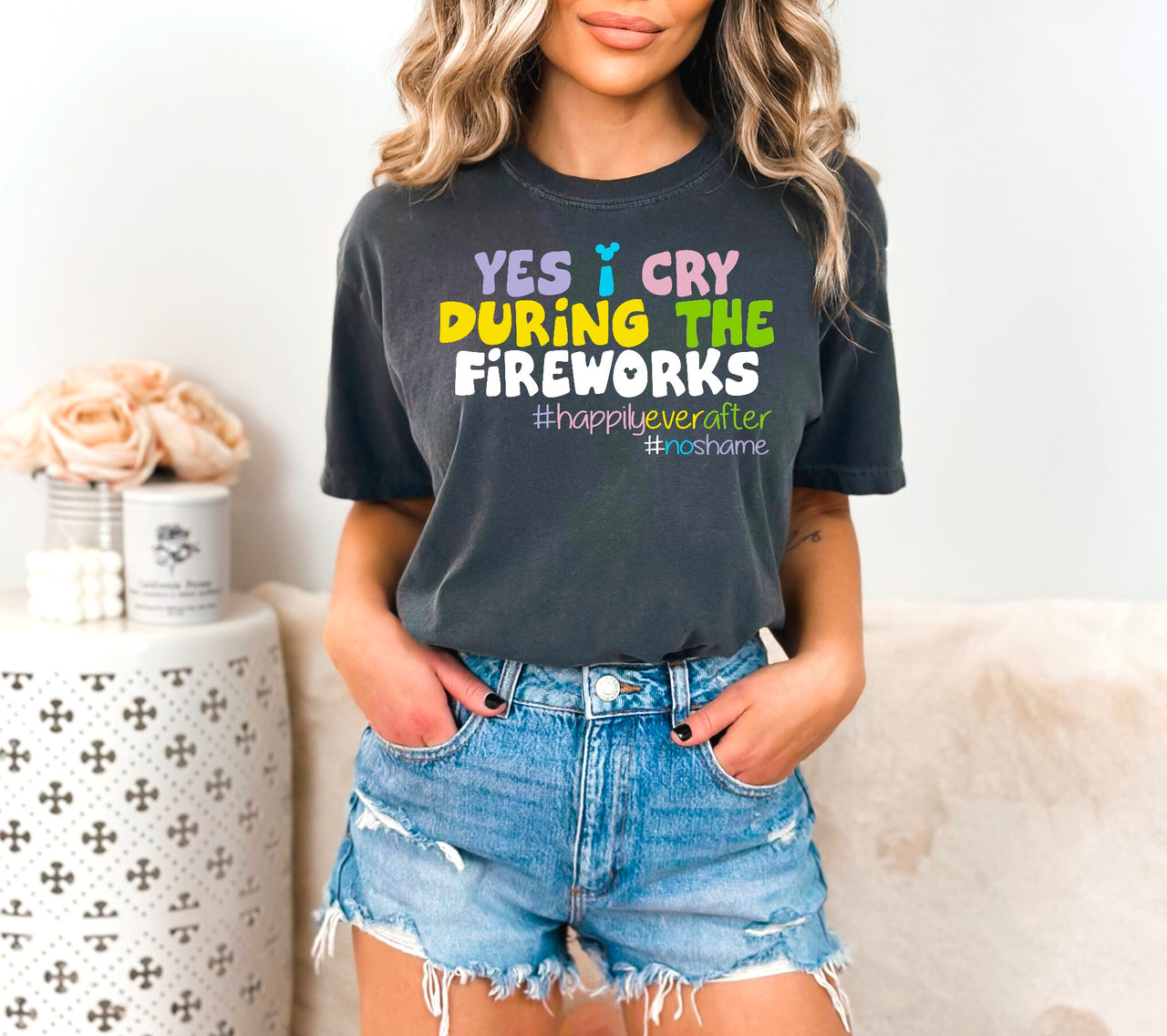 Yes I Cry During Fireworks Tee