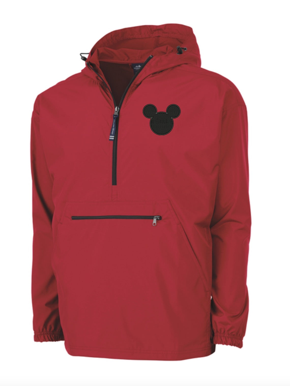 Mickey Head Red Rain Jacket