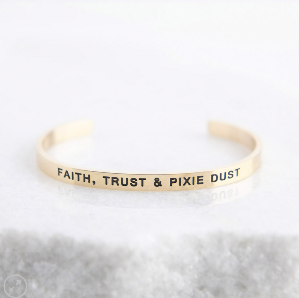 Faith, Trust & Pixie Dust Lillian & Co Bracelet