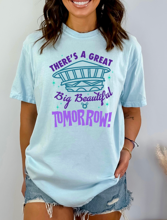 Chambray Great Big Beautiful Tomorrow Tee (Pre-Order)