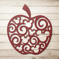 Thumbnail for Teacher Mickey Apple Metal Sign