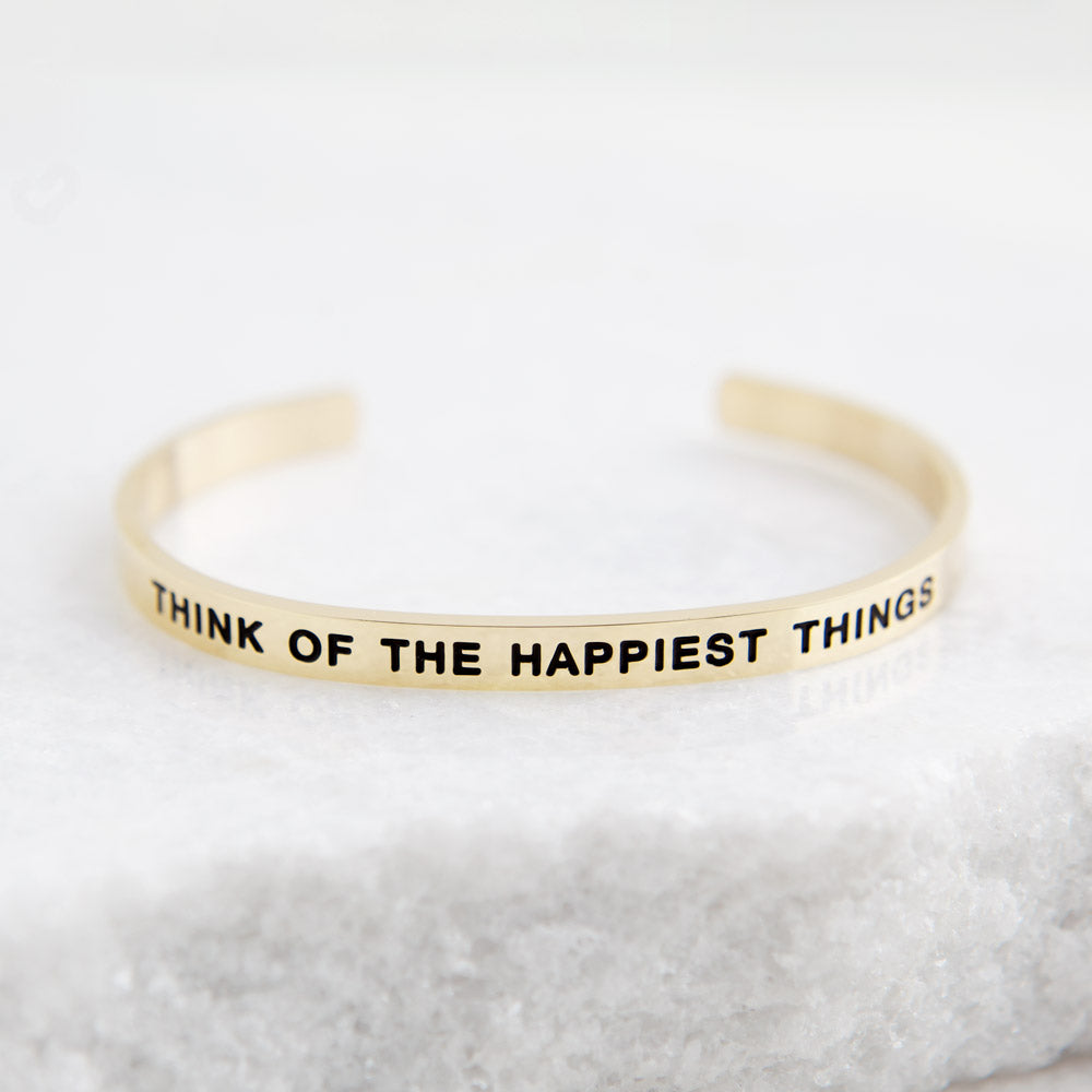 Think of the Happiest Things Lillian & Co Bracelet