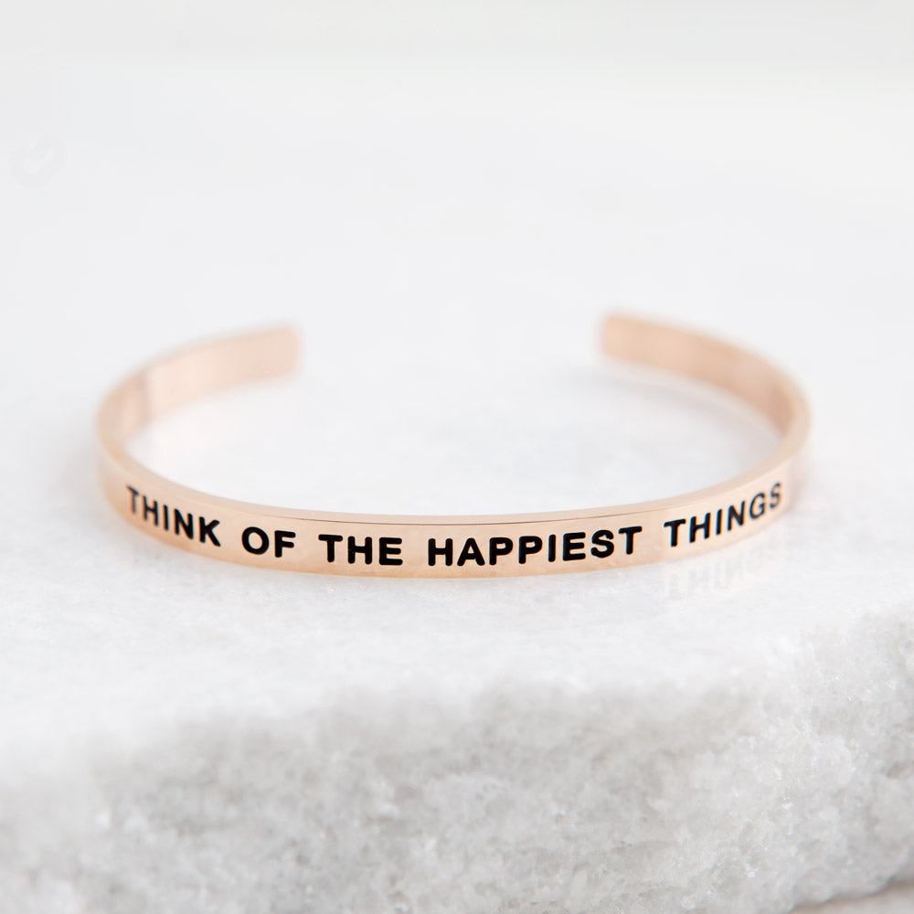 Think of the Happiest Things Lillian & Co Bracelet