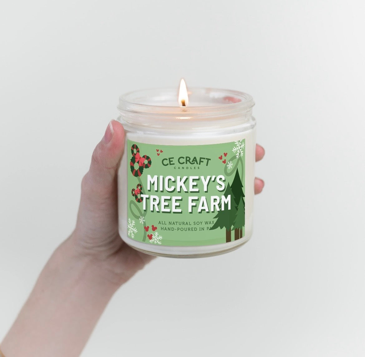 Mickeys Tree Farm Candle