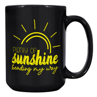 Thumbnail for Mug - Plenty Of Sunshine 15 ounce Black (pre-order)